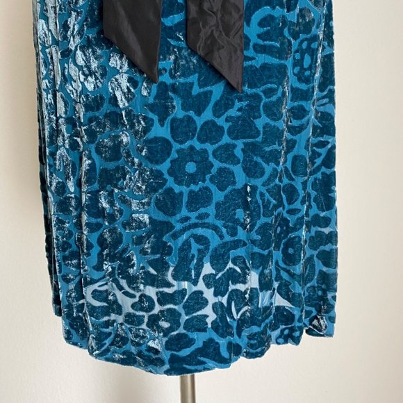 Anthropologie Moulinette Soeurs sz 0 Anthro silk vintage inspired sleeveless V n - Picture 8 of 10